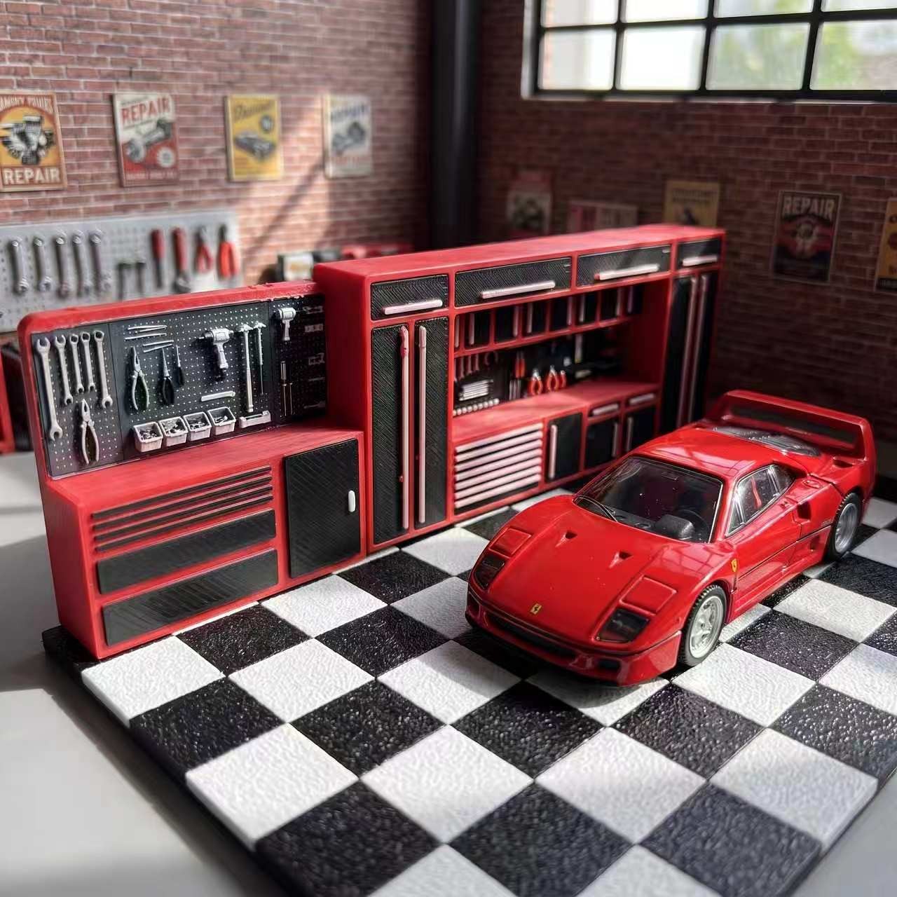 Tools Workshop For Kids - 1:64 Conjunto de ferramentas para bancada