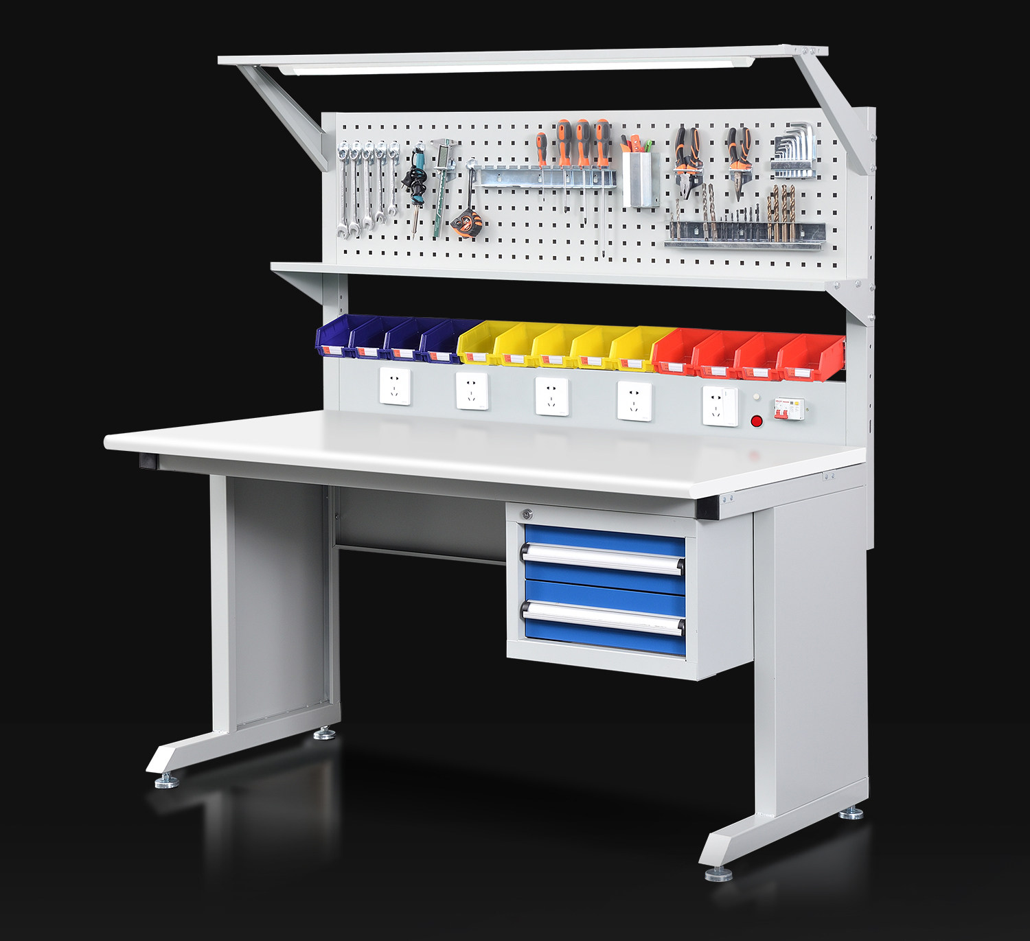 Workshop Tools Table - Bancada antiestática de grafeno para fábrica/oficina