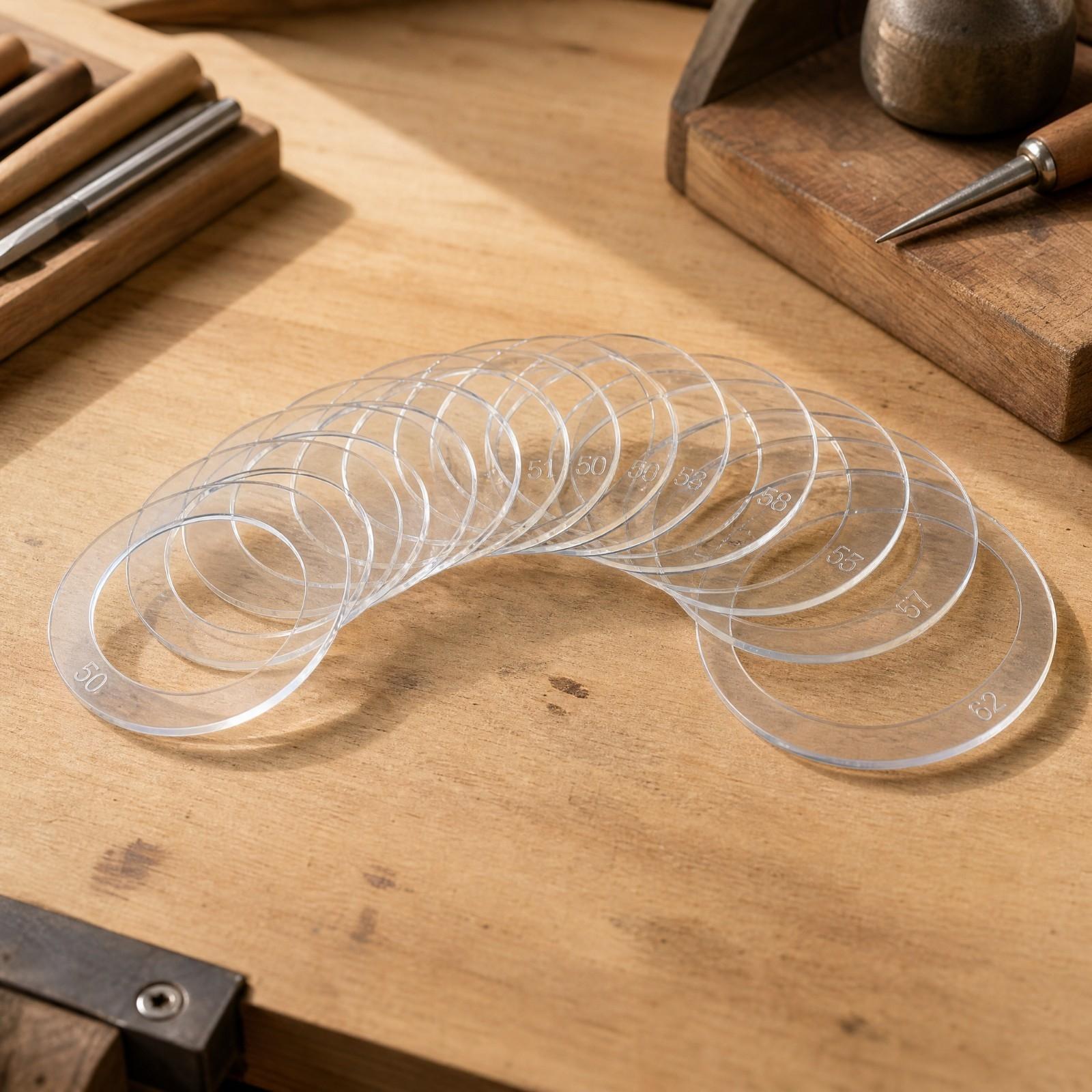 Workshop Tools Drawing - Régua de desenho transparente para pulseiras,