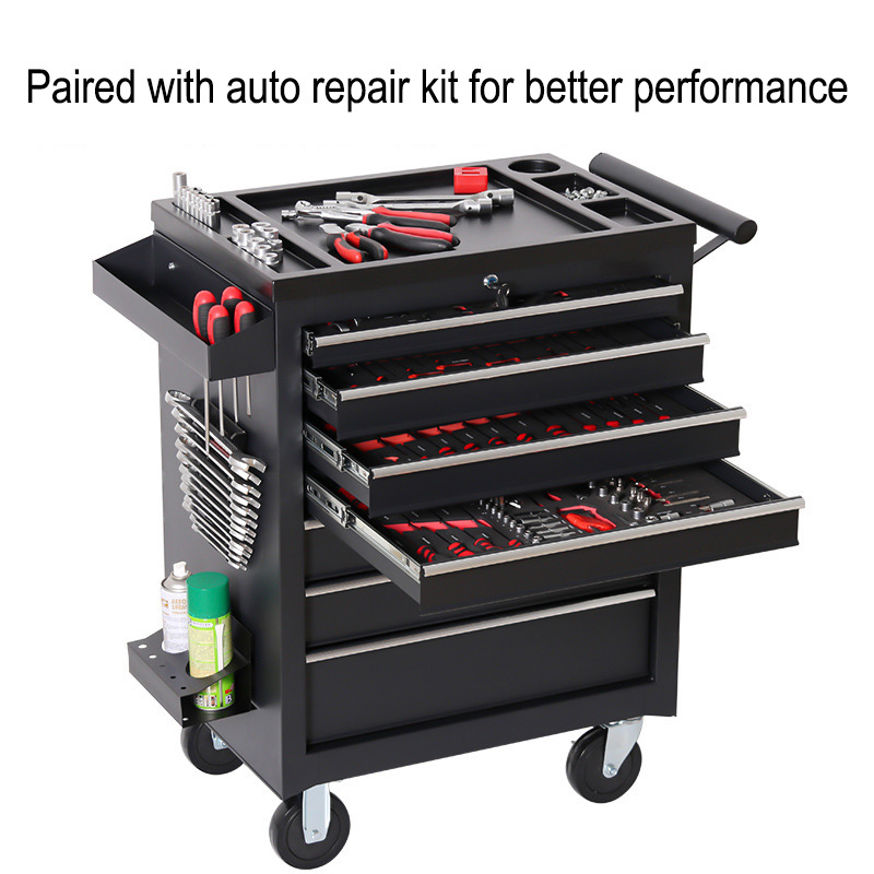 Workshop Tools Automotive - Carrinho de Ferramentas com 5 Gavetas,