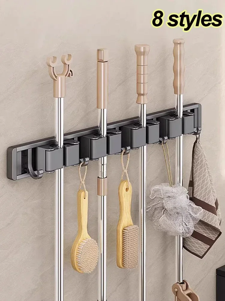 Workshop Tools On Wall - Mop e organizador vassoura com 5