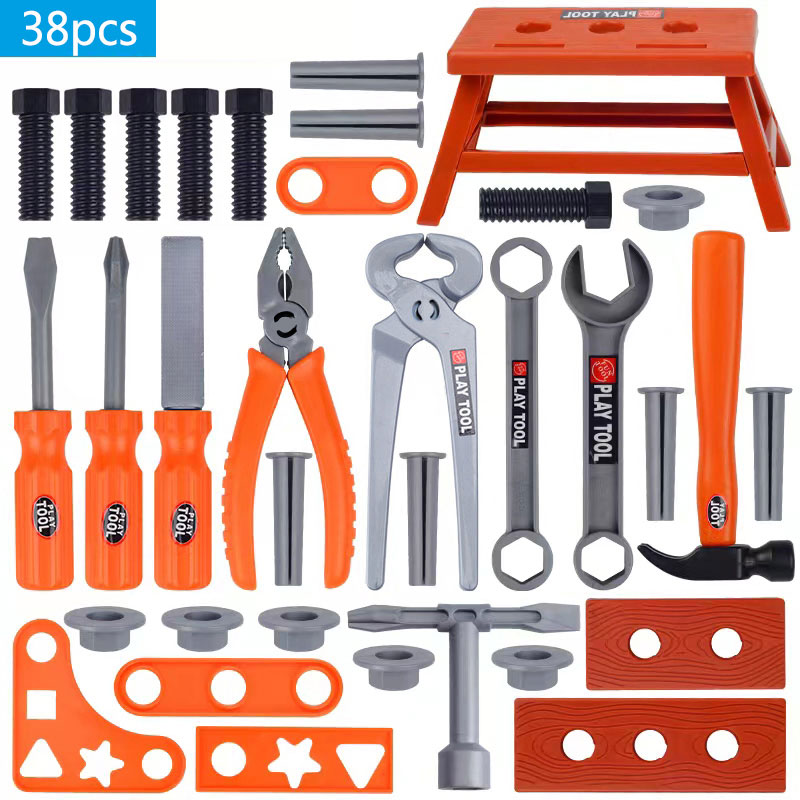 38 peças/39 peças/42 peças cai - Tools Workshop For Kids avaliação e preço