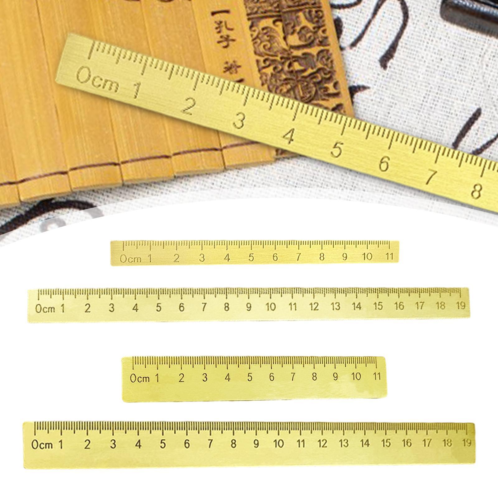 Régua de Latão Decorativa, Prá - Workshop Tools Drawing avaliação e preço