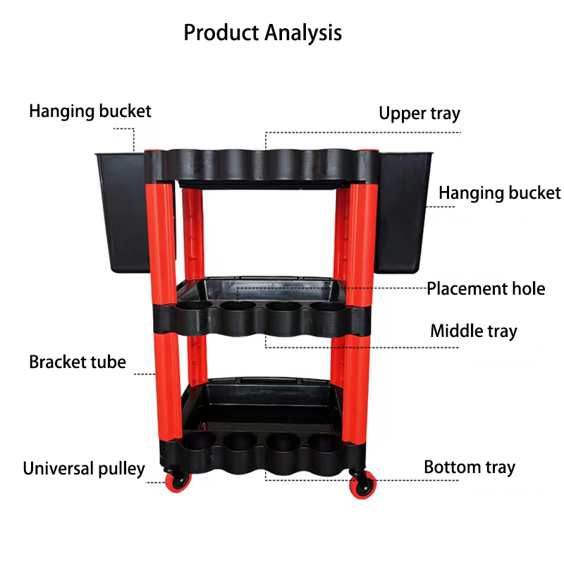 Carro três-Tier Trolley, Auto  - Workshop Tools Car avaliação e preço