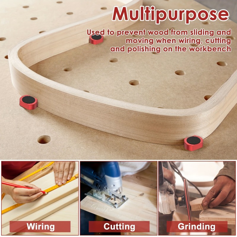 8 pçs bancada peg freio cães t - Workshop Tools Table avaliação e preço