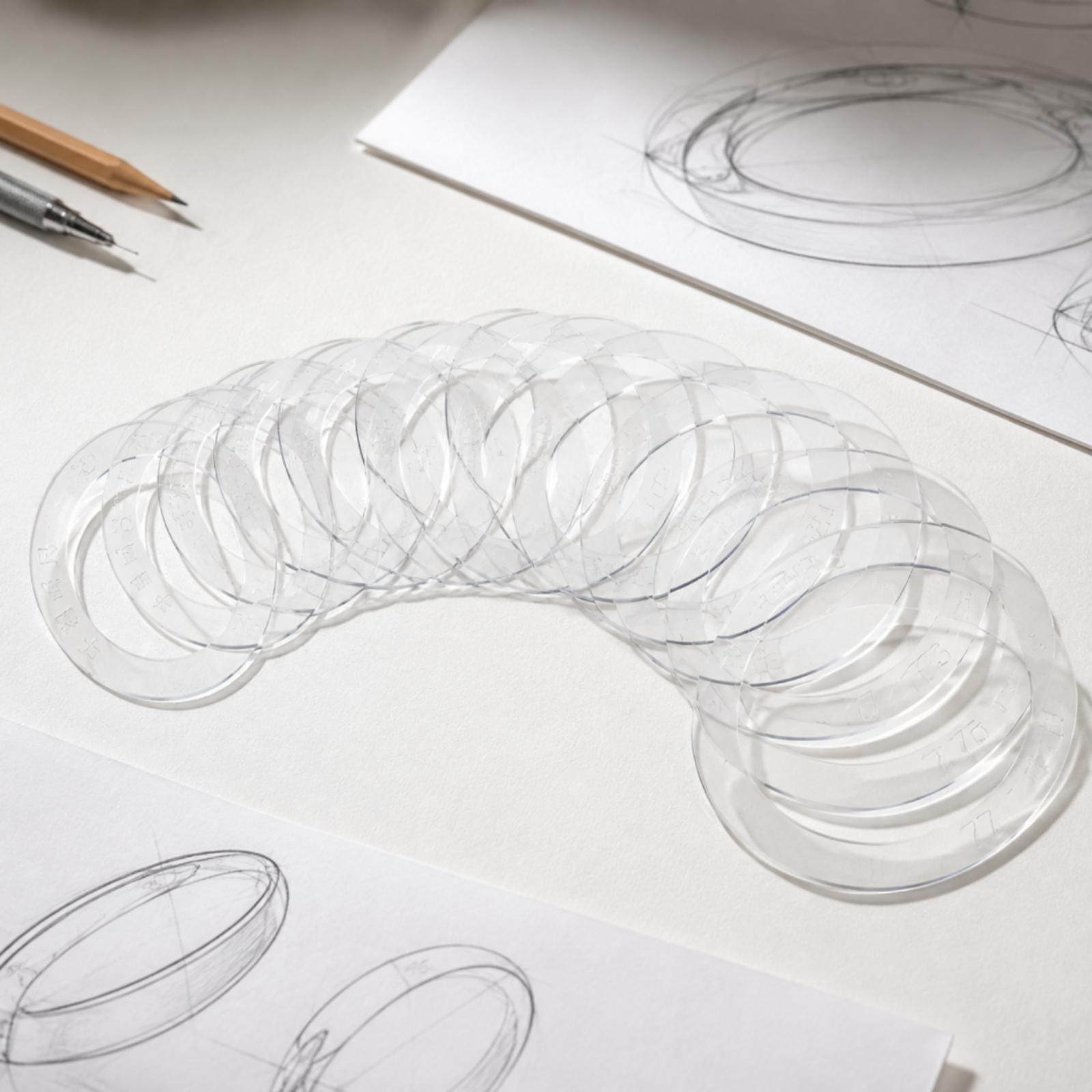 Régua de desenho transparente  - Workshop Tools Drawing avaliação e preço